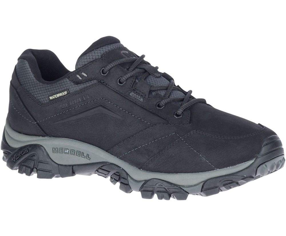 Merrell Sneakers Black - Moab Adventure Lace Waterproof Wide Width - Mens 01JAGNDUL